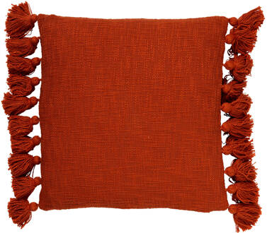 Dutch Decor Ruby - Kussenhoes Van Katoen Potters Clay 45x45 Cm - Oranje - Oranje