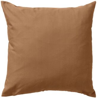 Dutch Decor SANTORINI - Buitenkussen 45x45 cm - outdoor - waterafstotend en uv-bestendig - Tobacco Brown - bruin