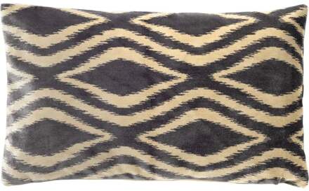 Dutch Decor Sierkussen Amora 30x50 cm Charcoal Gray