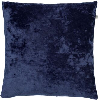 Dutch Decor SKY - Kussenhoes velvet 45x45 cm - Insignia Blue - donkerblauw