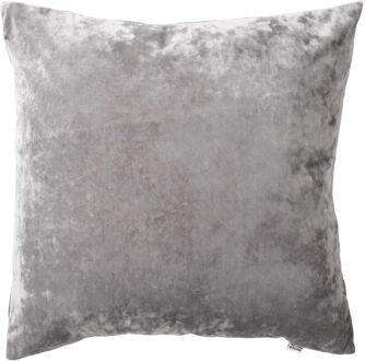 Dutch Decor SKY - Kussenhoes velvet 45x45 cm - Micro Chip - lichtgrijs