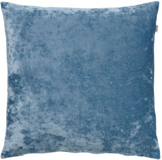 Dutch Decor SKY - Kussenhoes velvet 45x45 cm - Provincial Blue - lichtblauw