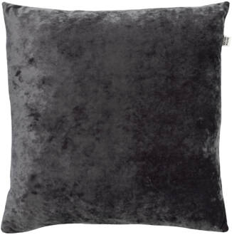 Dutch Decor Sky - Kussenhoes Velvet Charcoal Gray 45x45 Cm