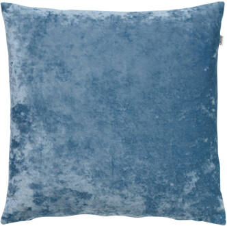 Dutch Decor Sky - Sierkussen Velvet Provincial Blue 45x45 Cm