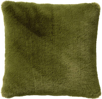 Dutch Decor Zaya - Kussenhoes Unikleur Calliste Green 45x45 Cm - Groen - Groen