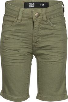 Dutch Dream Denim Jongens korte jeans acha extra slim fit Groen - 134