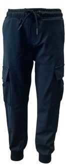 Dutch Dream Denim Meisjes cargo broek travel stof - Bili - Zwart - Maat 122