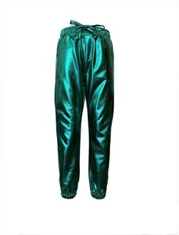 Dutch Dream Denim zomer broek meisjes metallic - groen - Kisiwa - Maat 152