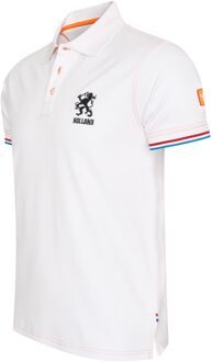 Dutch lion polo - maat M Wit