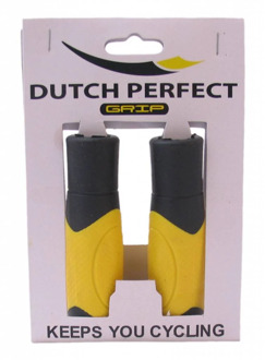 Dutch perfect handvat 215 Comfort 120 mm rubber geel per set