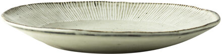 Dutch Rose Organic bord 21,5cm creme 4st beige