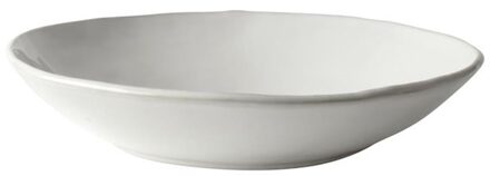 Dutch Rose Organic by Dutch Rose Amsterdam bord diep white 23.5cm Wit - Nvt