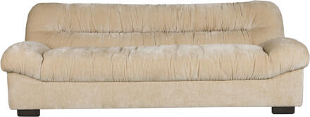 Dutchbone 3-zits Bank 'Douglas' Velvet, kleur Beige