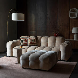 Dutchbone 3-zits Bank 'Hackman' Velvet, kleur Beige