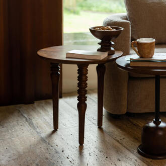 Dutchbone Cove Bijzettafel Ø 50 cm Bruin