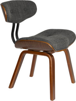Dutchbone Eetkamerstoel 'Blackwood' kleur Grijs