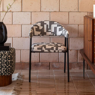 Dutchbone Eetkamerstoel 'Miyo' Geweven