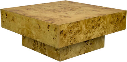 Dutchbone Salontafel 'Quinn' Eucalyptushout, 90 x 90cm - 90 x 90 cm