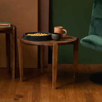 Dutchbone Shane Salontafel Ø 59 cm Bruin