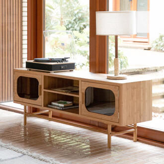 Dutchbone TV-meubel 'Caroun' Bamboe, 150cm