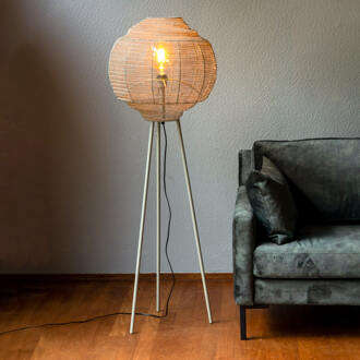 Dutchbone Vloerlamp 'Meezan' 142cm, kleur Grijs
