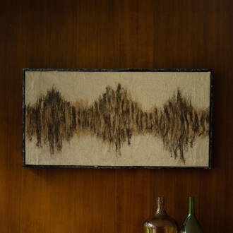 Dutchbone Wanddecoratie 'Wangdi' Vilt, 53 x 99cm