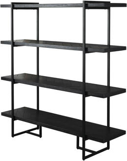 Dutchbone Wandrek 'Class' Acaciahout, 146 x 140cm, kleur Zwart