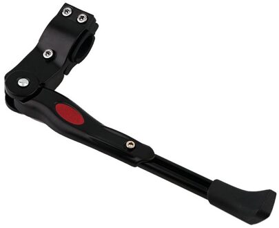 Duty Verstelbare Mountainbike Kickstand Fiets Side Stick Cyclus Prop Side Rear Kick Stand Parking Rack Fiets Accessoires zwart