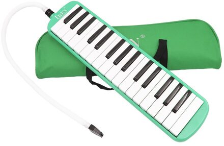 Duur 32 Piano Melodica Met Draagtas Muziek Instrument Voor Muziek Liefhebbers Beginners Gif Prachtige groen