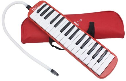 Duur 32 Piano Melodica Met Draagtas Muziek Instrument Voor Muziek Liefhebbers Beginners Gif Prachtige rood
