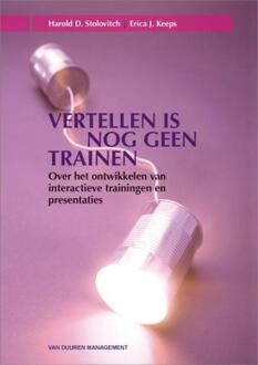 Duuren Media, Van Vertellen is nog geen trainen - Boek Harold D. Stolovitch (908965030X)