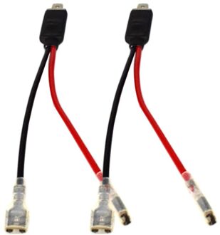 Duurzaam 1 Paar Lichtgewicht Koplamp Adapter Kabels Mannelijke Plug Enkele Diode Converter Kabels Voor H1 Led Hid Koplamp Lamp
