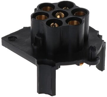 Duurzaam 12V 7 Pin Plastic Europese Trailer Socket Tow Bar Elektra Connector met Rubberen Ring