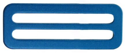 Duurzaam Aluminium 50Mm Duiken Jas Vest Kant Gesp Gewicht Riem Glijbaan Keeper D Ring Singels Harnas Riem Retainer blauw
