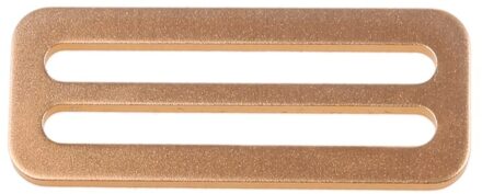 Duurzaam Aluminium 50Mm Duiken Jas Vest Kant Gesp Gewicht Riem Glijbaan Keeper D Ring Singels Harnas Riem Retainer goud