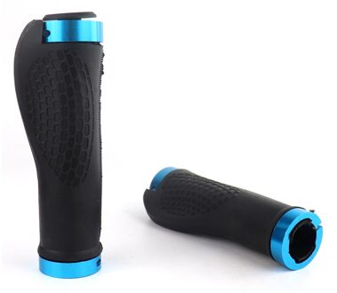 Duurzaam Anti-Slip Fiets Stuur Mountainbike Handvat Rubber Handvat Menselijke Techniek blauw