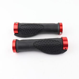 Duurzaam Anti-Slip Fiets Stuur Mountainbike Handvat Rubber Handvat Menselijke Techniek rood