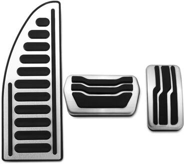 Duurzaam Brandstof Pedaal Inner Rvs Fit Voor Ford C-MAX Rempedalen En Versnellers, cmax S-MAX MK2 ~ 3stk at en rust uit