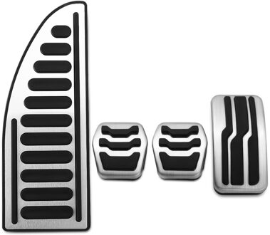 Duurzaam Brandstof Pedaal Inner Rvs Fit Voor Ford C-MAX Rempedalen En Versnellers, cmax S-MAX MK2 ~ 4stk Mt en rust uit