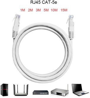 Duurzaam CAT5e Ethernet Lan Kabel UTP RJ 45 Netwerk Kabel voor Cat5 Compatibel Patch Cord voor Modem Router Kabel Ethernet 1-5m 1 M