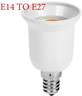 Duurzaam Converter E14 Om E27 Adapter Conversie Socket Brandwerende Lamphouder Materiaal Vuurvast Socket Adapter