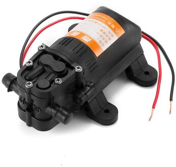 Duurzaam DC 12 v 70PSI 3.5L/min Landbouw Elektrische Waterpomp Zwart Micro Hoge Druk Membraanpomp Water Spuit Auto wassen 12 v
