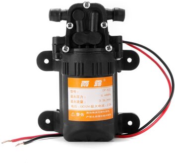 Duurzaam DC 12 v 70PSI 3.5L min Landbouw Elektrische Waterpomp Zwart Micro Hoge Druk Membraanpomp Water Spuit Wasstraat 12 v