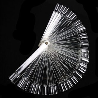 Duurzaam Diy Kunstmatige Vingernagel Tip Nagellak Board Vinger Decor WH998 doorzichtig