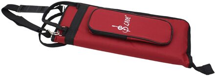 Duurzaam Drum Sticks Houder Drumstick Tas Oxford Doek Hamers Case Pouch Voor Drummers Muziekinstrument Accessoires rood