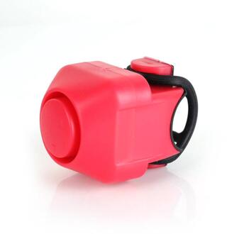 Duurzaam Fietsbel Waarschuwing Veiligheid Fiets Stuur Abs Ring Bell Mini Elektrische Hoorn Handvat Bar Alarm Fietsen Accessoires rood