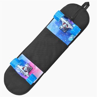 Duurzaam Handig Skateboard Schouder Carrier Verstelbare Riem Met Een Mesh Pouch Portable Skateboard Draagtas