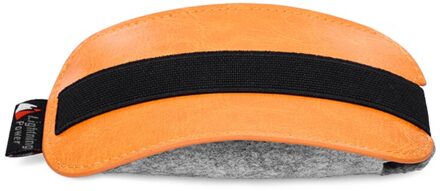 Duurzaam Levert Oranje Pu Lederen Doos Draadloze Muis Opbergtas Voor Apple Magic Huishoudelijke Draagbare Storage Case