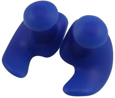 Duurzaam Oordopjes Draagbare Delicate 2x Waterdichte Soft Oordopjes Siliconen Draagbare Oordopjes Water Sport Accessoires Blauw
