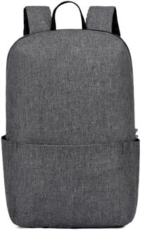 Duurzaam Oxford Opvouwbare Rugzak Unisex Lichtgewicht Outdoor Reizen Wandelen Rugzak Draagbare Camping Dagrugzak # YL10 diep grijs